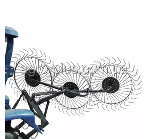 Грабли механические "Солнышко" 3 р. (прицепное 3 точки) (ГР5) Грабли механические "Солнышко" 3 р. (прицепное 3 точки) (ГР5)