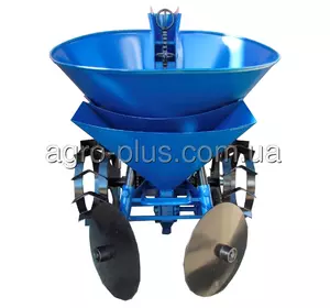 Однорядная цепная картофелесажалка с бункером для внесения минеральных удобрений (КС8) Однорядная цепная картофелесажалка с бункером для внесения минеральных удобрений (КС8)