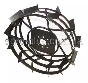 Колеса с грунтозацепами діам 600 х 180 («Зубр») (без втулки) (КО22) Колеса с грунтозацепами діам 600 х 180 («Зубр») (без втулки) (КО22)