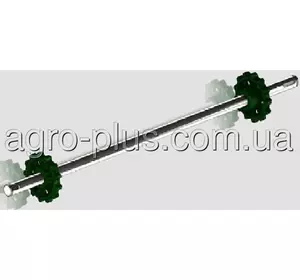 Вал металевого транспортера довгого в зборі АННА Z-644 (з зірочками) Вал металевого транспортера довгого в зборі АННА Z-644 (з зірочками)