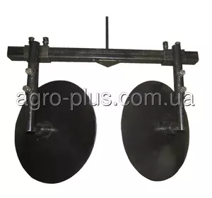Окучник дисковый регулируемый (диаметр 360мм) + двойная сцепка (ПД6) Окучник дисковый регулируемый (диаметр 360мм) + двойная сцепка (ПД6)